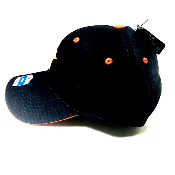 NEW Kids Houston Astros MLB Navy Orange Baseball Cap Hat Strap Back Embroidered - Picture 3 of 9